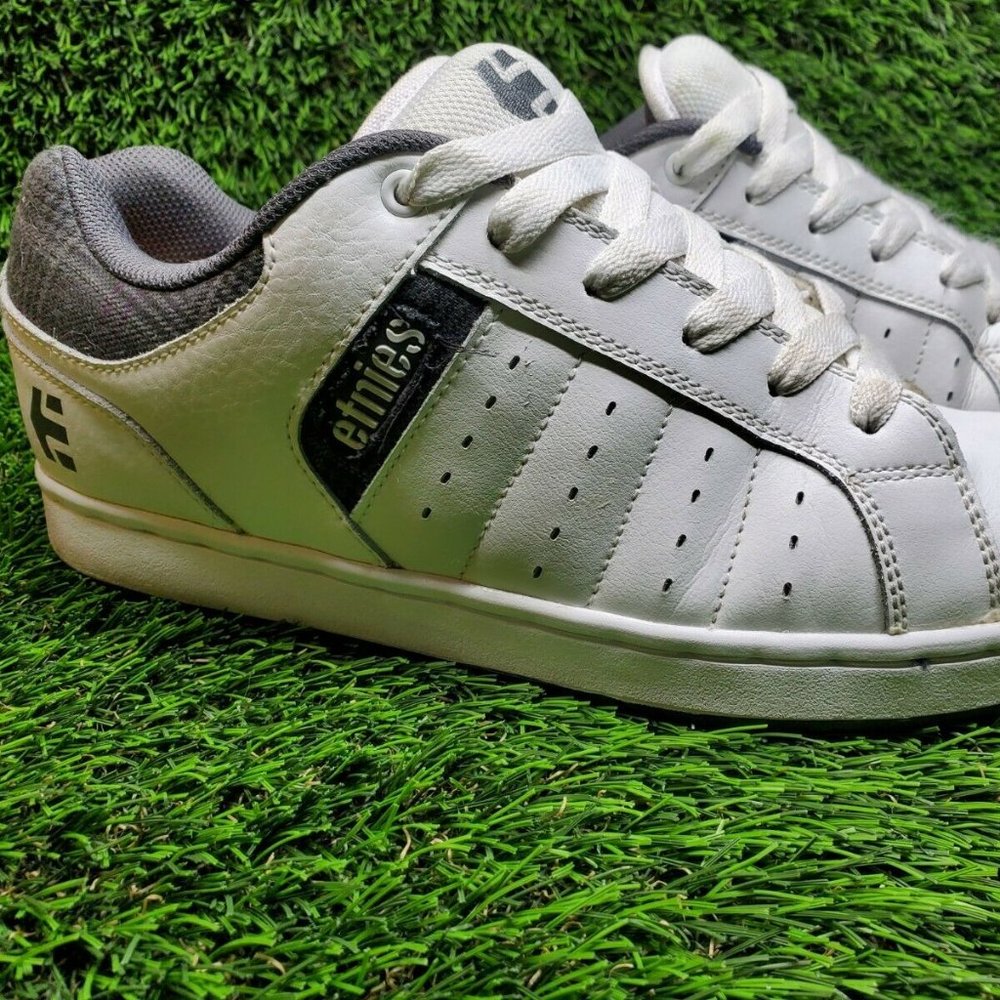 Etnies Men’s Lever SMU size 10.5 White -Rare Skateboarding Shoes